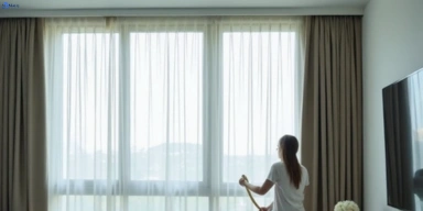 Delicate sheer drape cleaning west-ipswich Matty Curtain Cleaning